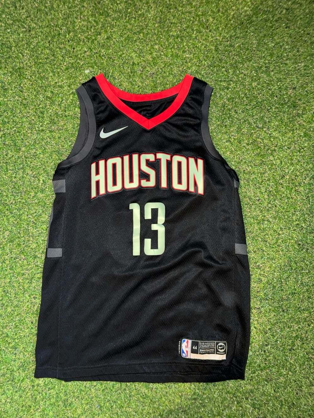Nike Houston Rockets James Harden 13 Size 44 Black Jersey Statement